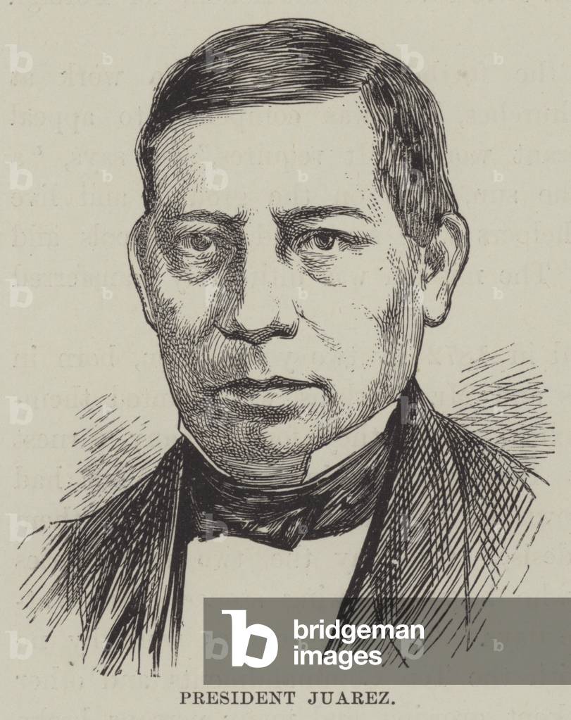 President Juarez (engraving)
