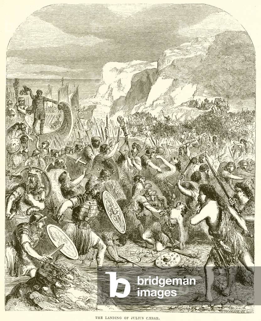The Landing of Julius Caesar (engraving)