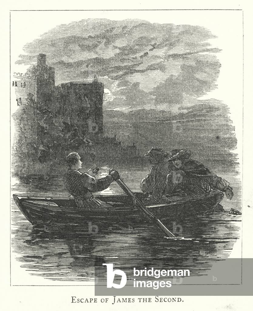 Escape of James the Second (engraving)