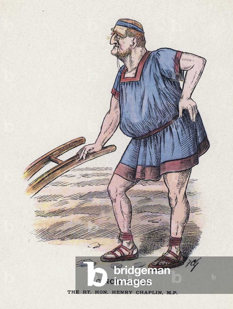 Cincinnatus, The Rt Hon Henry Chaplin (colour litho)