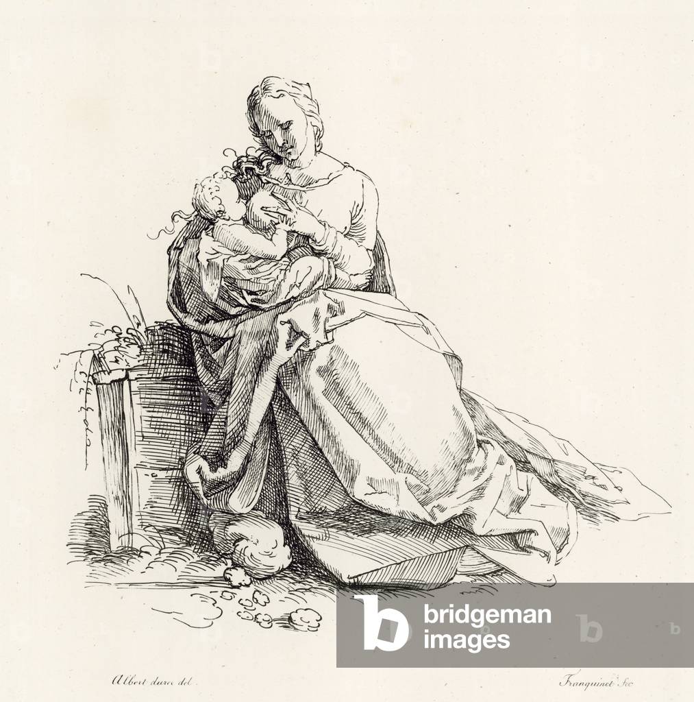Virgin and Child (litho)