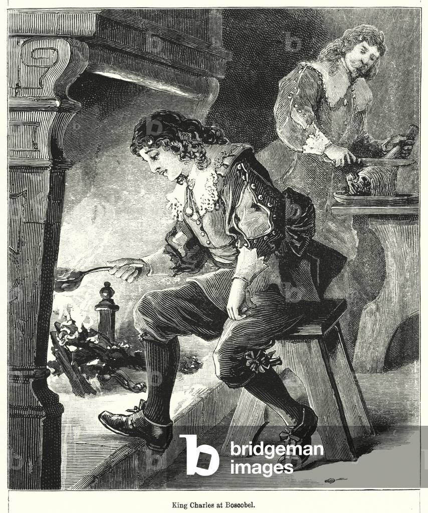 King Charles at Boscobel (engraving)