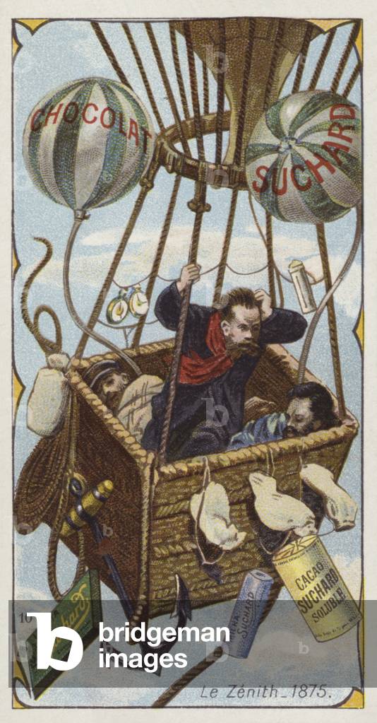 The ascent of the Zenith, France, 1875 (chromolitho)