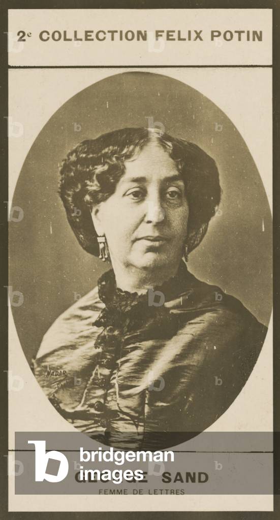 George Sand, Femme De Lettres, 1804-1876 (b/w photo)
