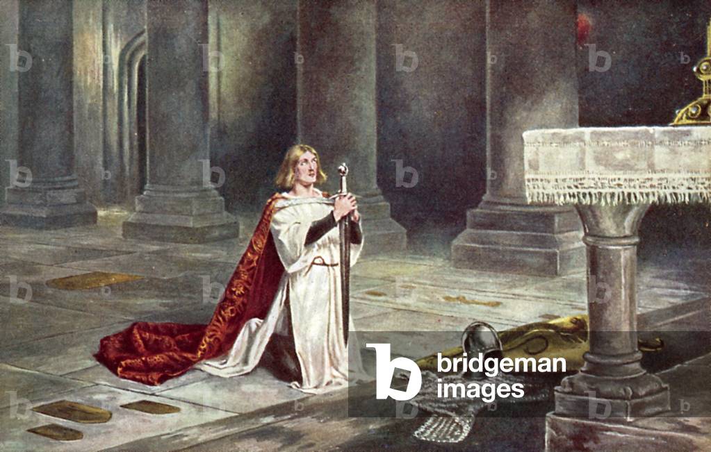 The Vigil (colour litho)