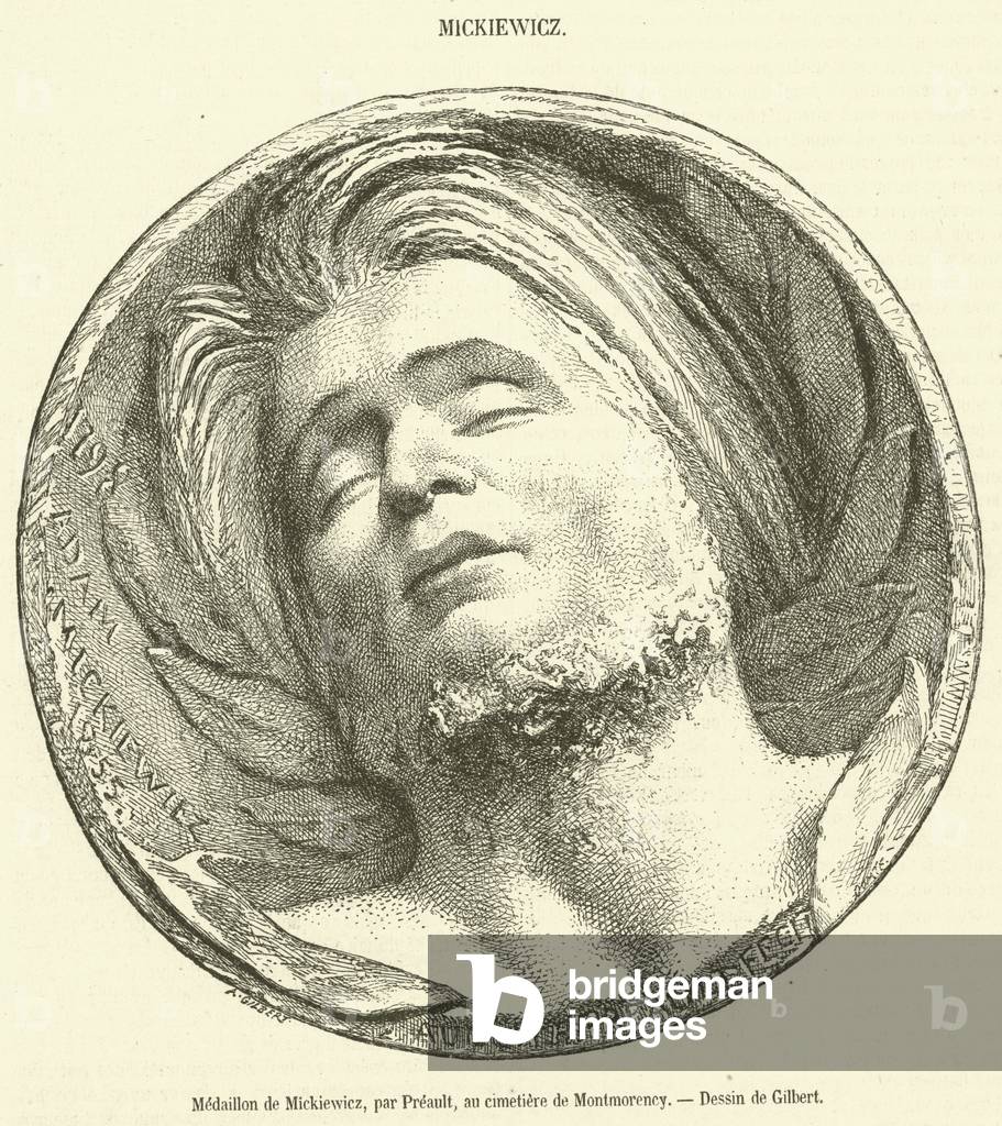 Medaillon de Mickiewicz (engraving)