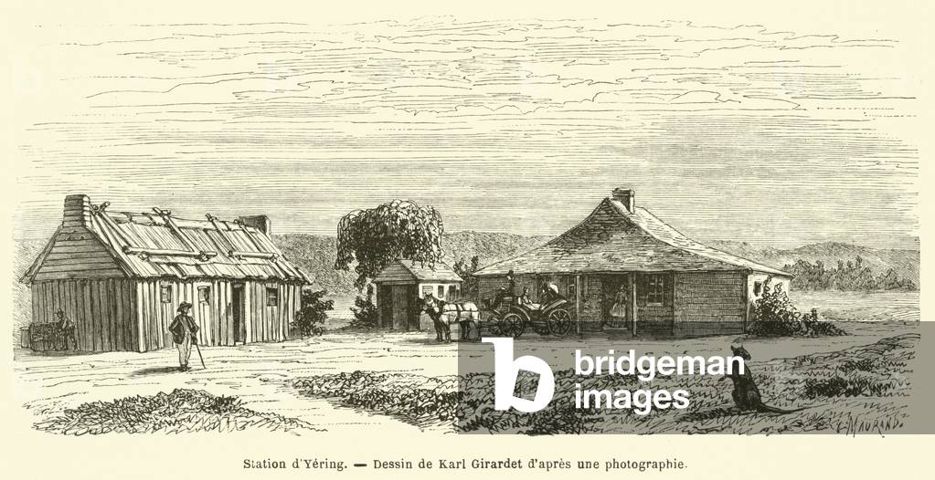 Station d'Yering (engraving)