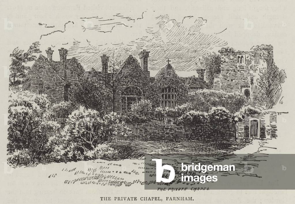 The Private Chapel, Farnham (engraving)