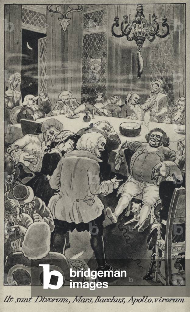 Illustration for Joseph Andrews by Henry Fielding (litho)