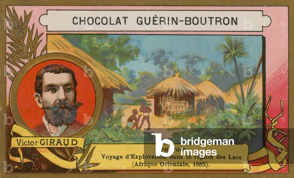 Victor Giraud, 19th Century French explorer (chromolitho)