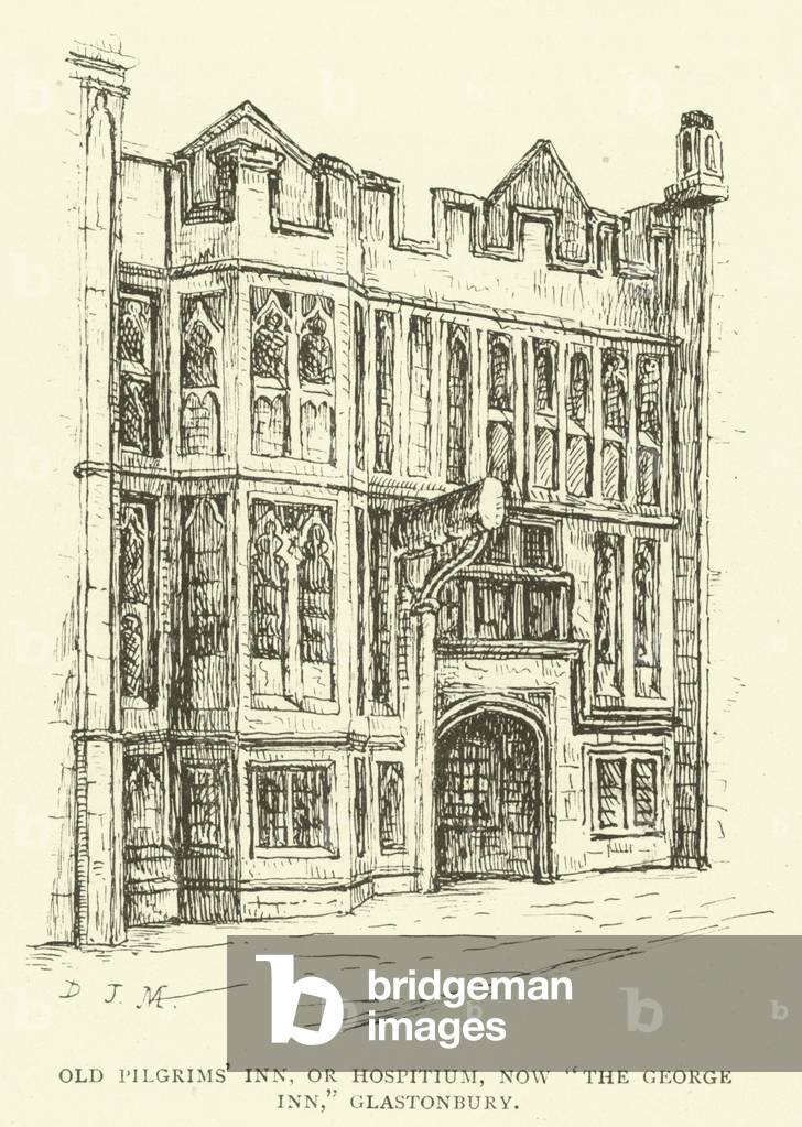 Old Pilgrims' Inn, or Hospitium, now 