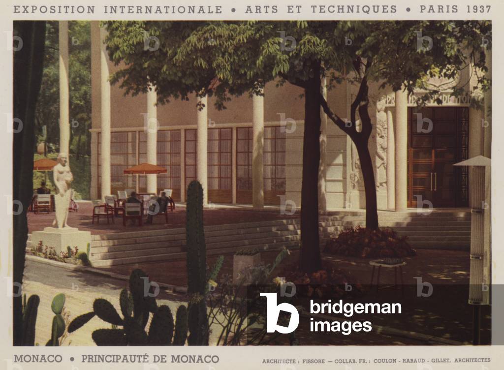 Paris Exposition 1937: Monaco; Principaute de Monaco (photo)