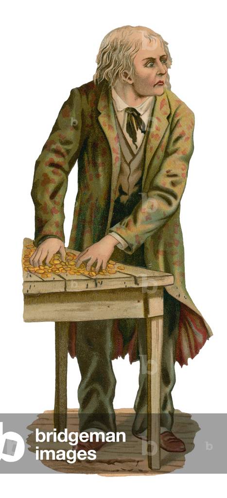 A Miser (chromolitho)