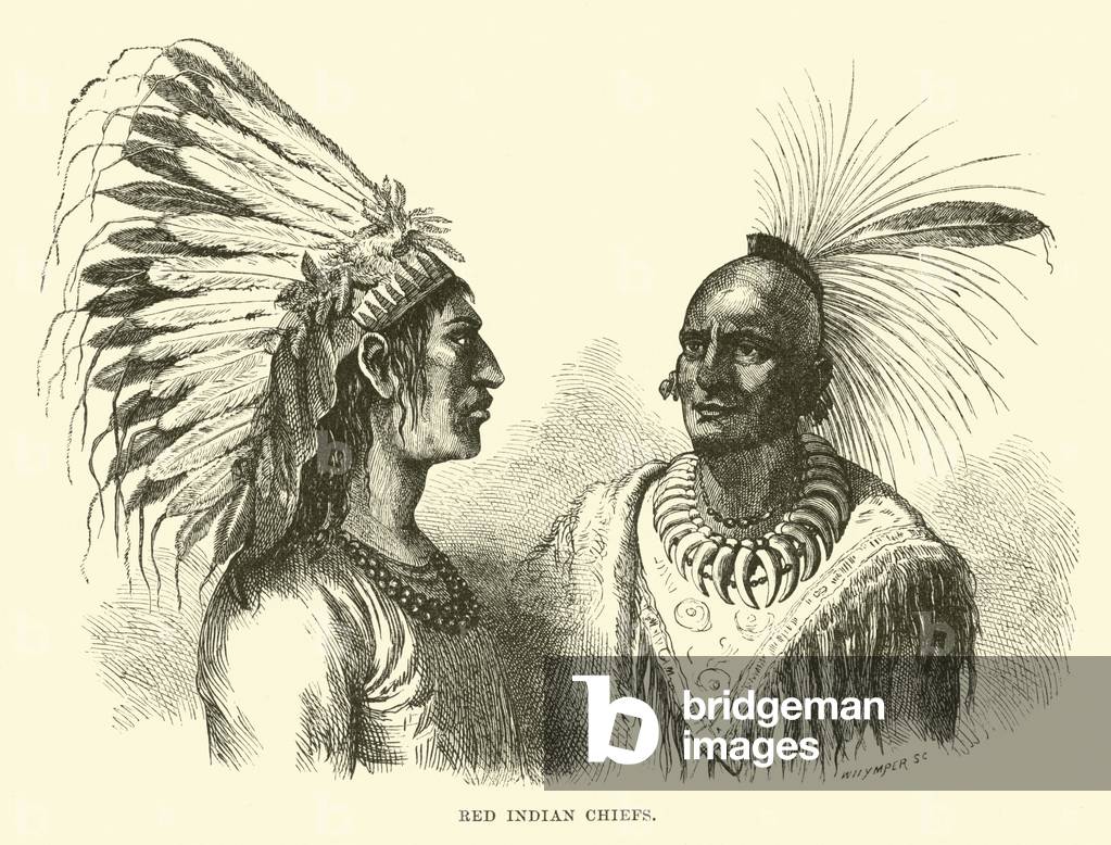 Red Indian Chiefs (engraving)