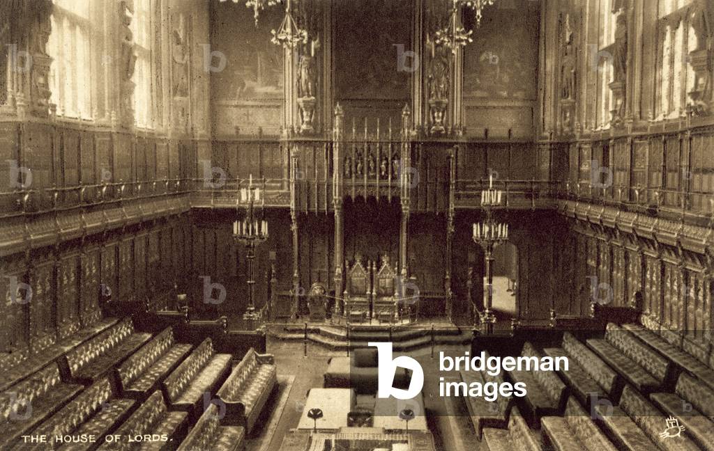 House Of Lords, interior (b/w photo)
