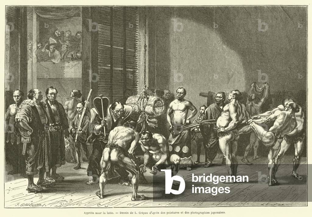 Apprets pour la lutte (engraving)