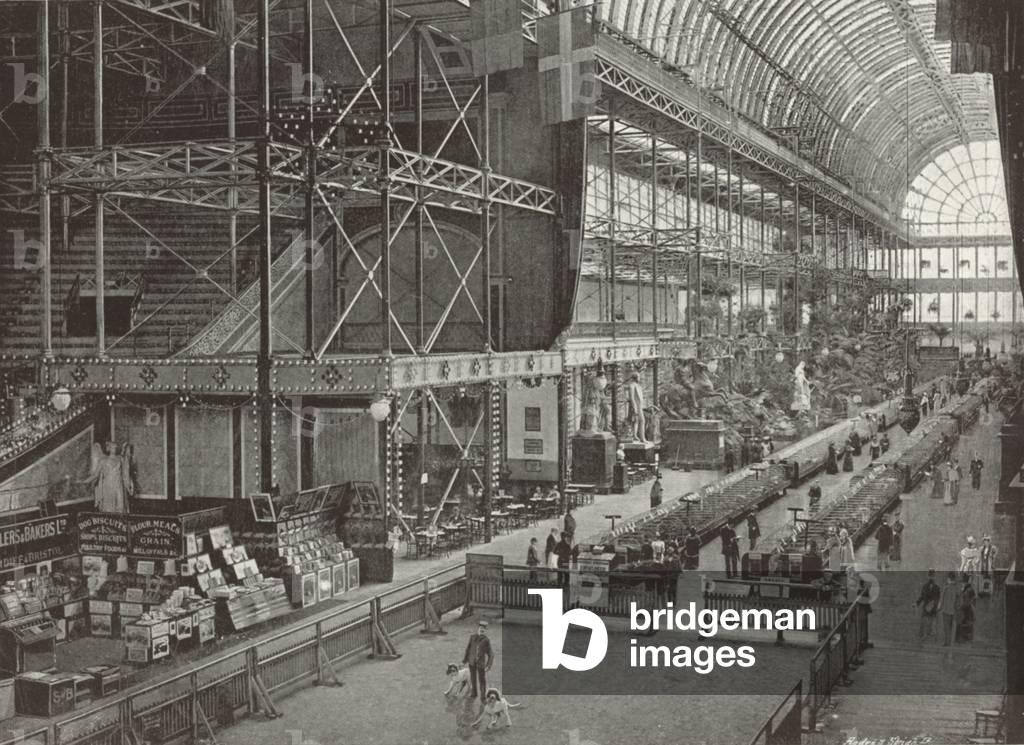 Dog Show at the Crystal Palace (1895) (b/w photo)