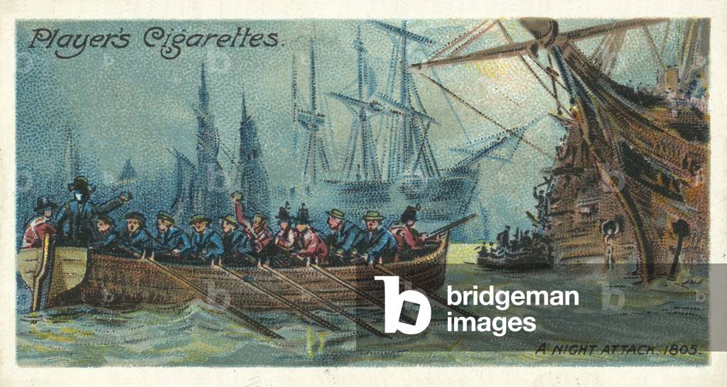 A night attack, 1805 (chromolitho)