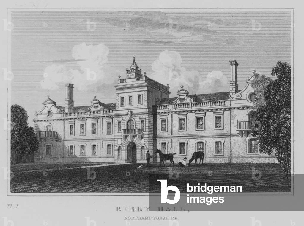 Kirby Hall, Northamptonshire (engraving)