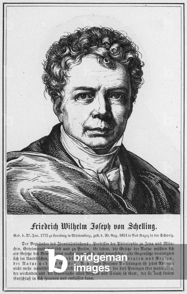 Friedrich Wilhelm Joseph von Schelling (engraving)