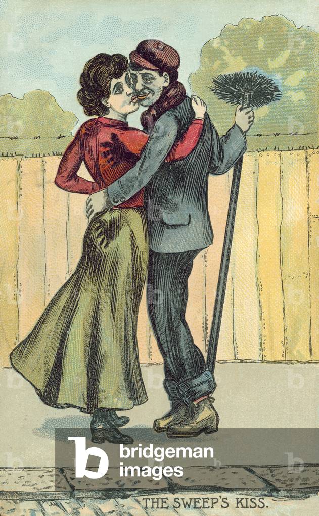 The Sweep's Kiss (colour litho)