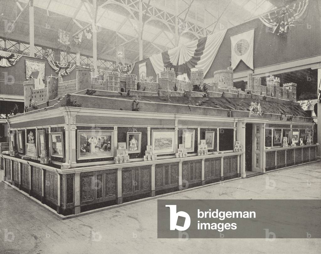 Windsor Castle reproduced at Jackson Park (b/w photo)