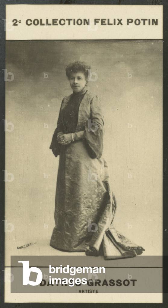 Brigitte-Corinne Daynes-Grassot, Artiste, 1850 (b/w photo)