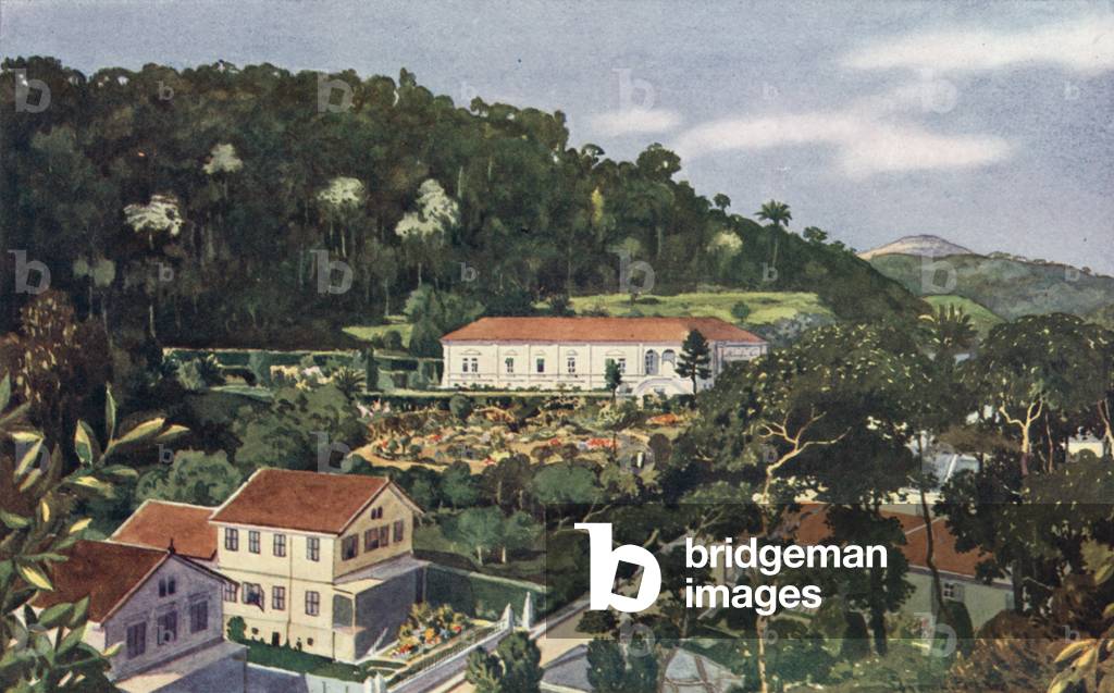 His Britannic Majesty's Legation, Petropolis (colour litho)