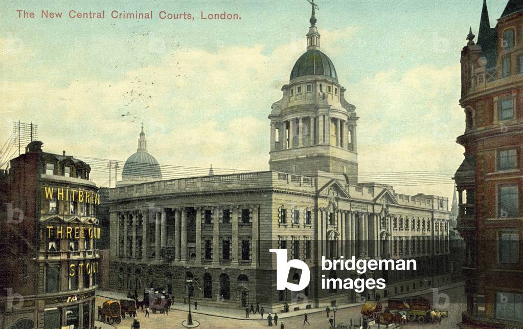 The New Central Criminal Courts, London (colour photo)