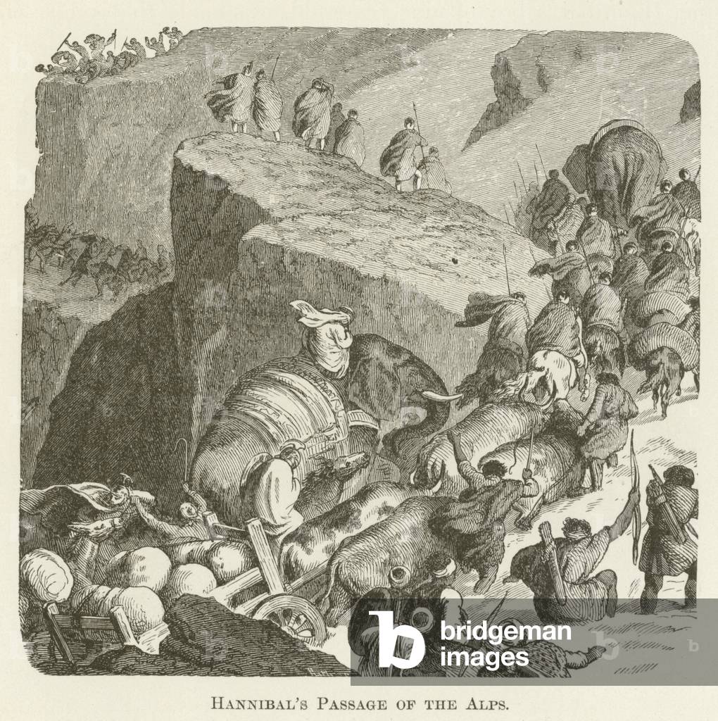 Hannibal's Passage of the Alps (engraving)