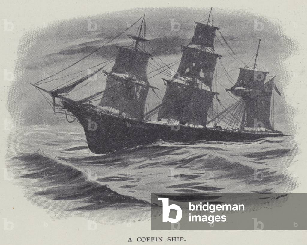 A Coffin Ship (litho)