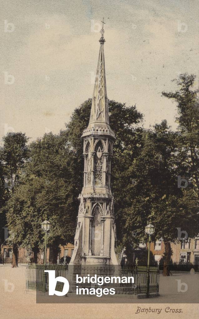 Banbury Cross (coloured photo)
