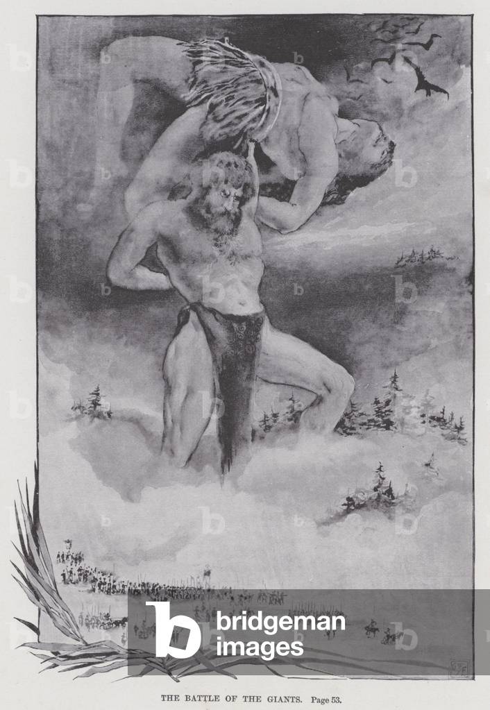 The Battle of the Giants (litho)