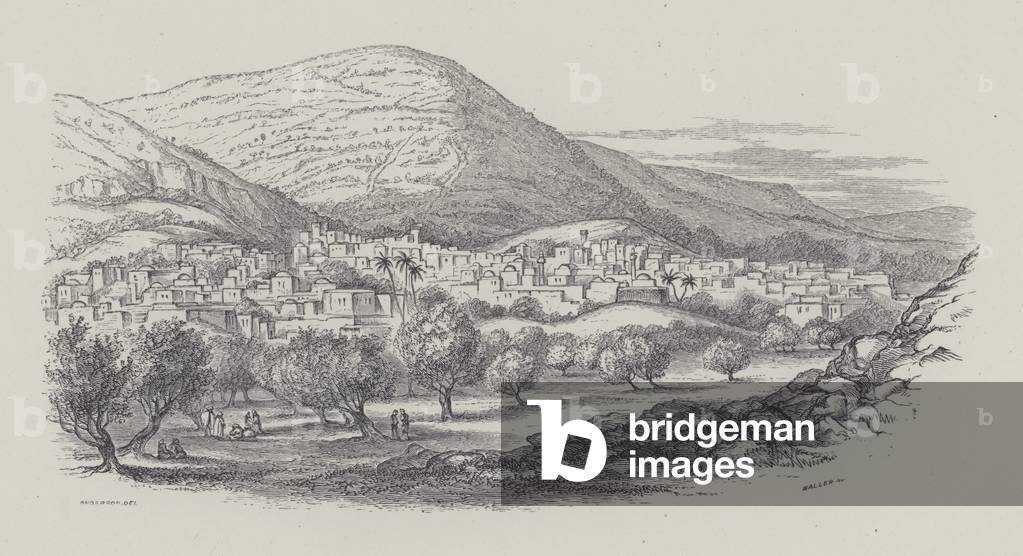 View of Nablus (engraving)