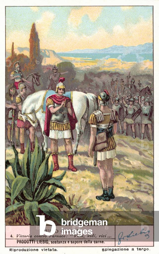 Veni, vidi, vici (chromolitho)