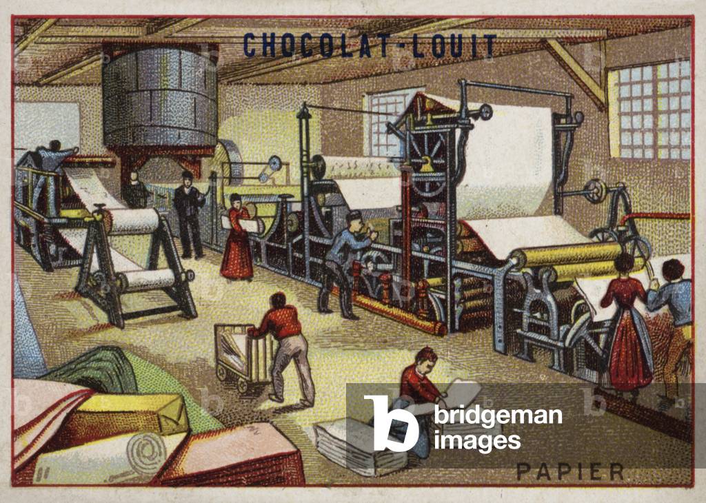 Paper manufacturing (chromolitho)