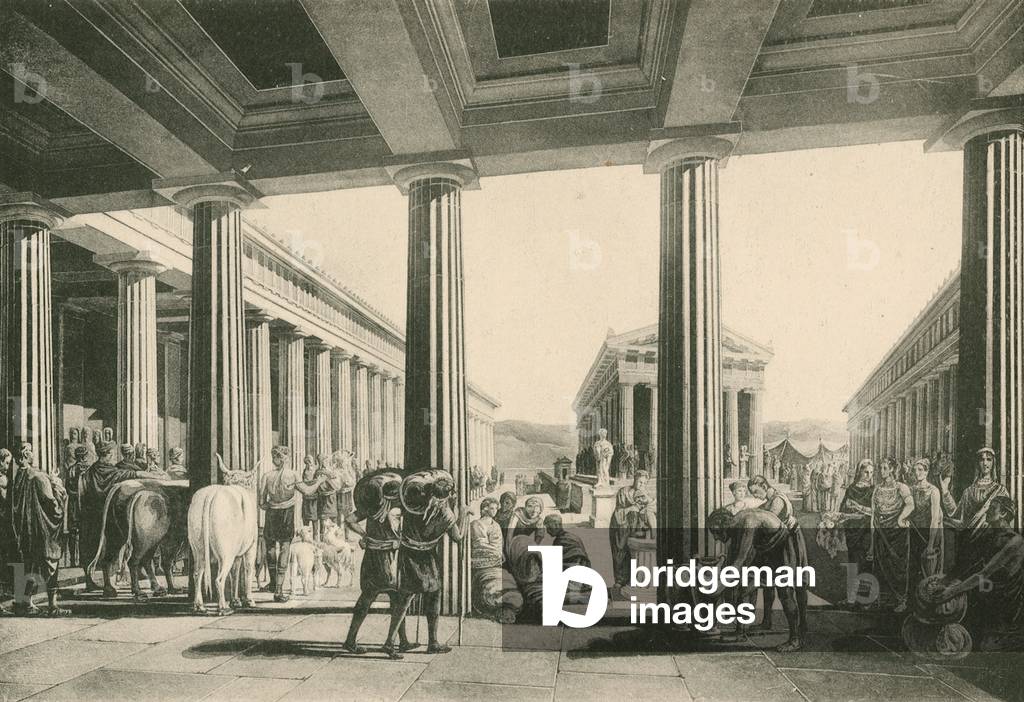 The Exchange in the Triangular Forum (gravure)