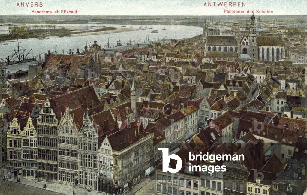 Antwerp, Panorama (colour photo)