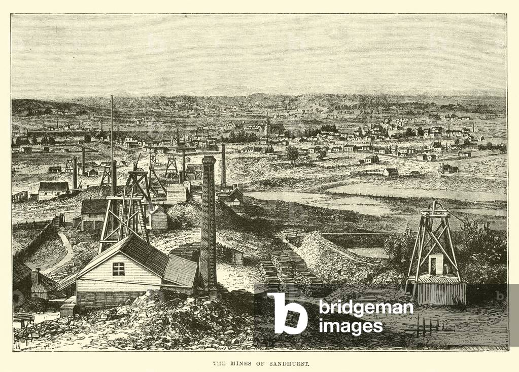 The Mines of Sandhurst (engraving)