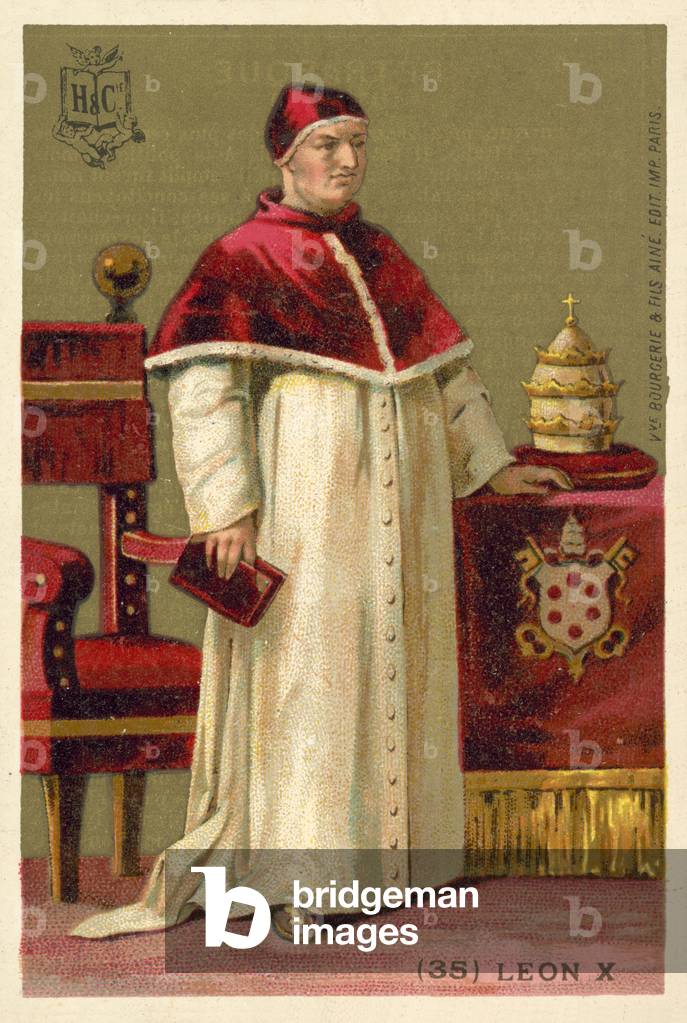 Pope Leo X (chromolitho)