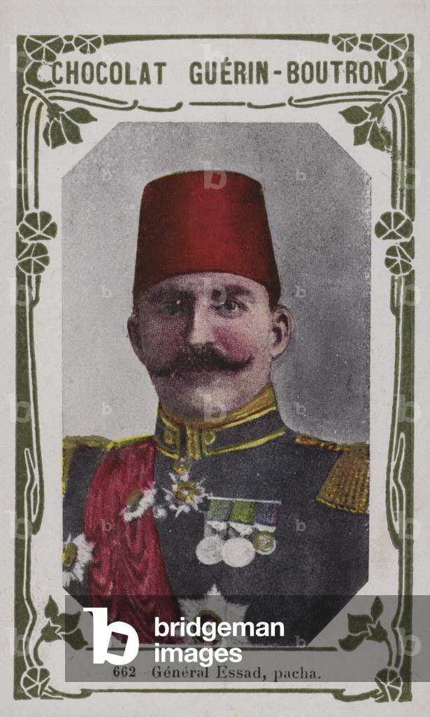 General Essad, pacha (coloured photo)