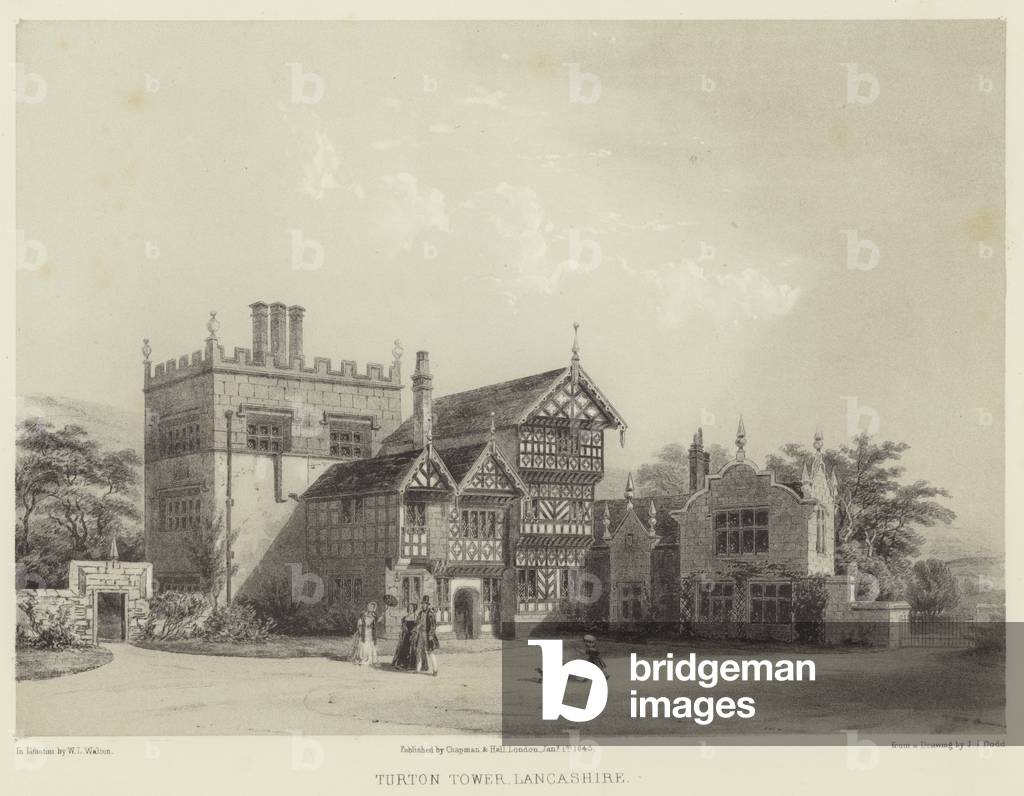 Turton Tower, Lancashire (engraving)