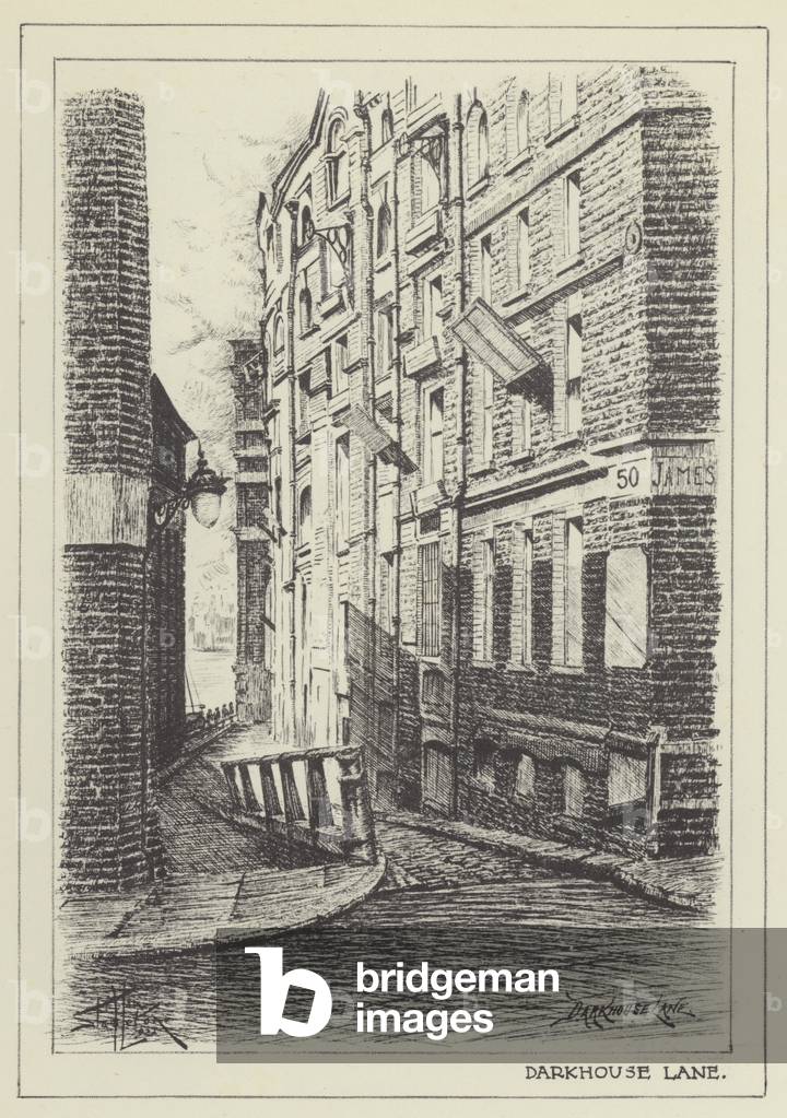 Darkhouse Lane (litho)