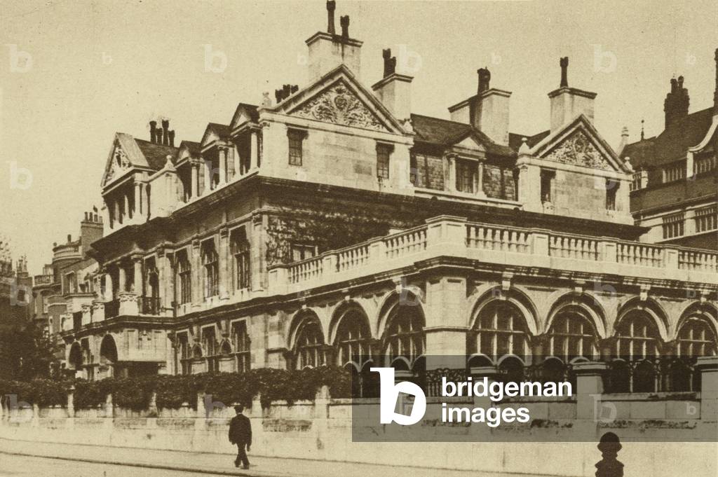 Aldford House, a Park Lane mansion (b/w photo)