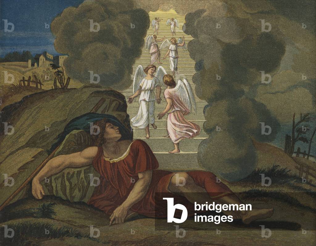 Jacob's Dream (colour litho)