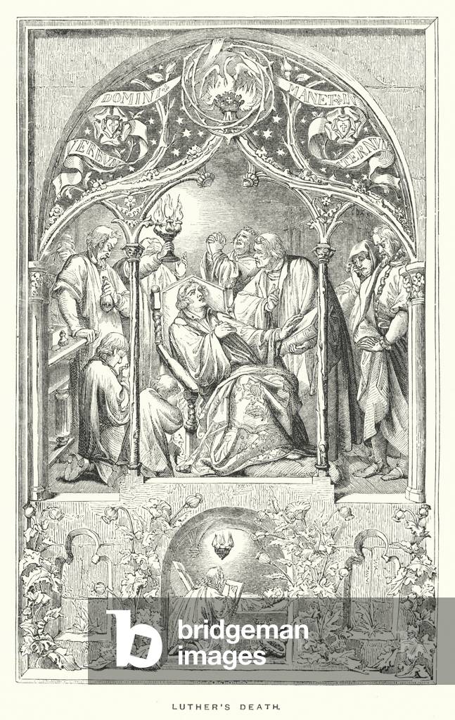 Luther's death (engraving)