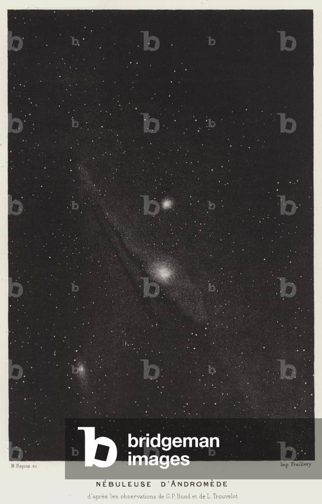 Nebuleuse d'Andromede (litho)