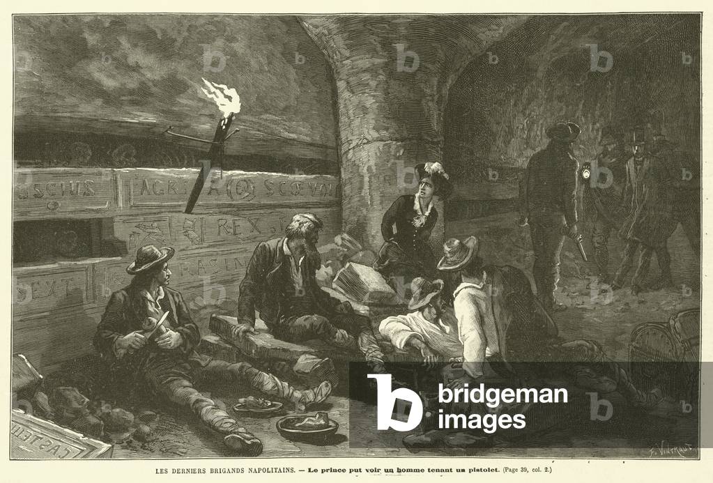 Les Derniers Brigands Napolitains (engraving)