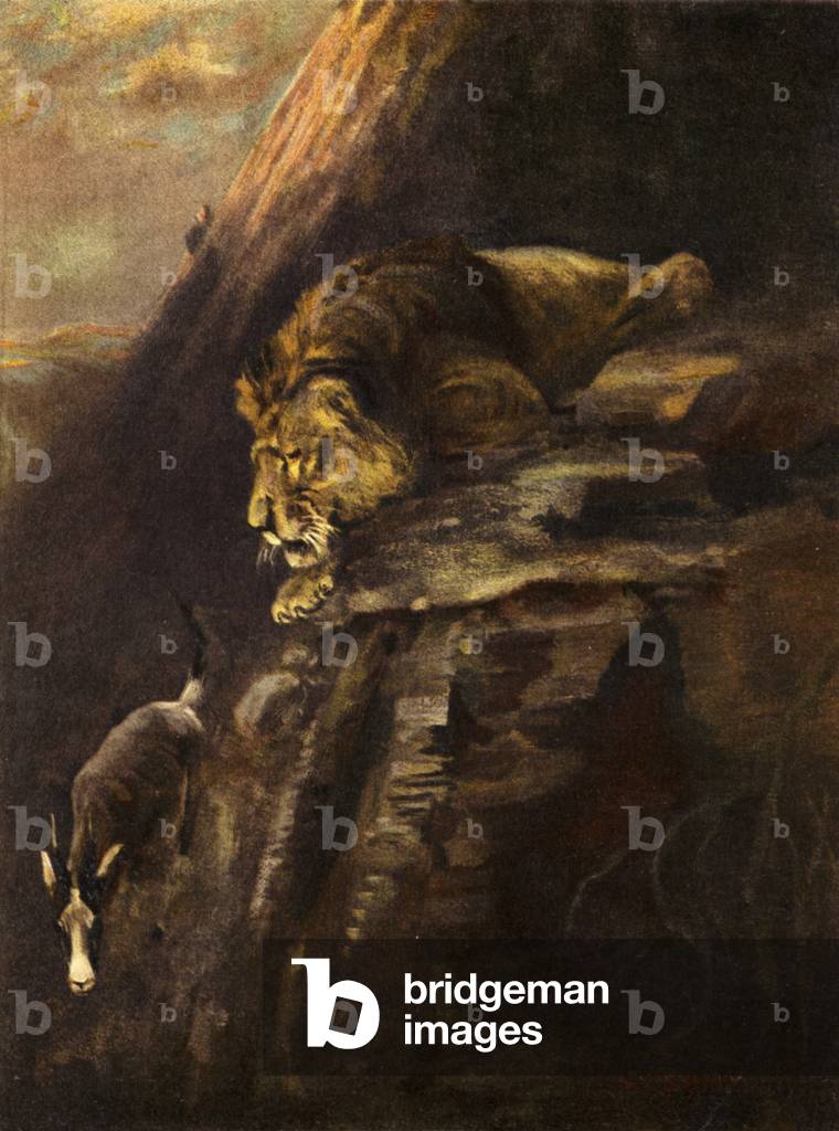 A Leap for Life (colour litho)