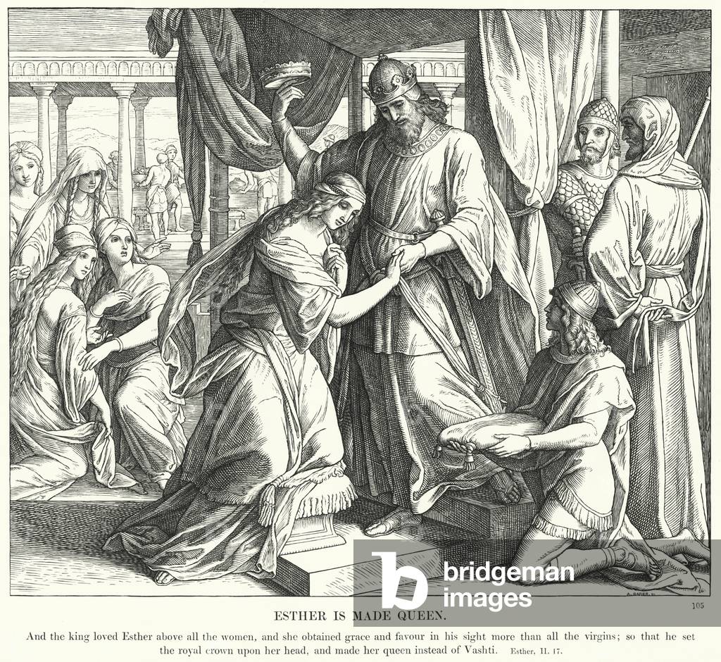 Esther is Made Queen (engraving)
